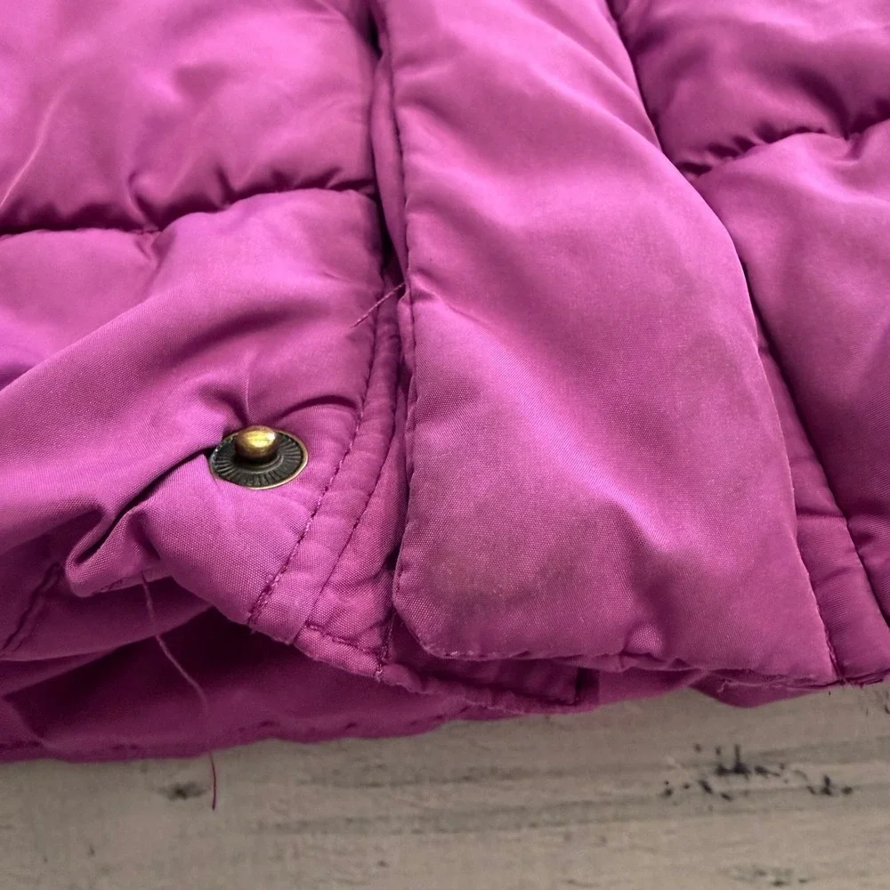 Primary kids magenta‎ puffer jacket 4/5